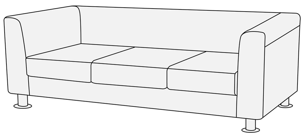 Диван 3-х местный Домино