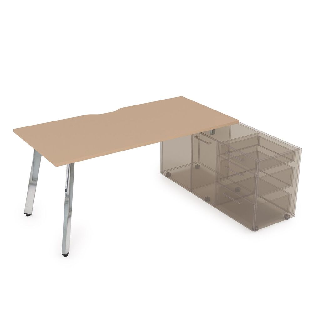 Стол с тумбой опорной