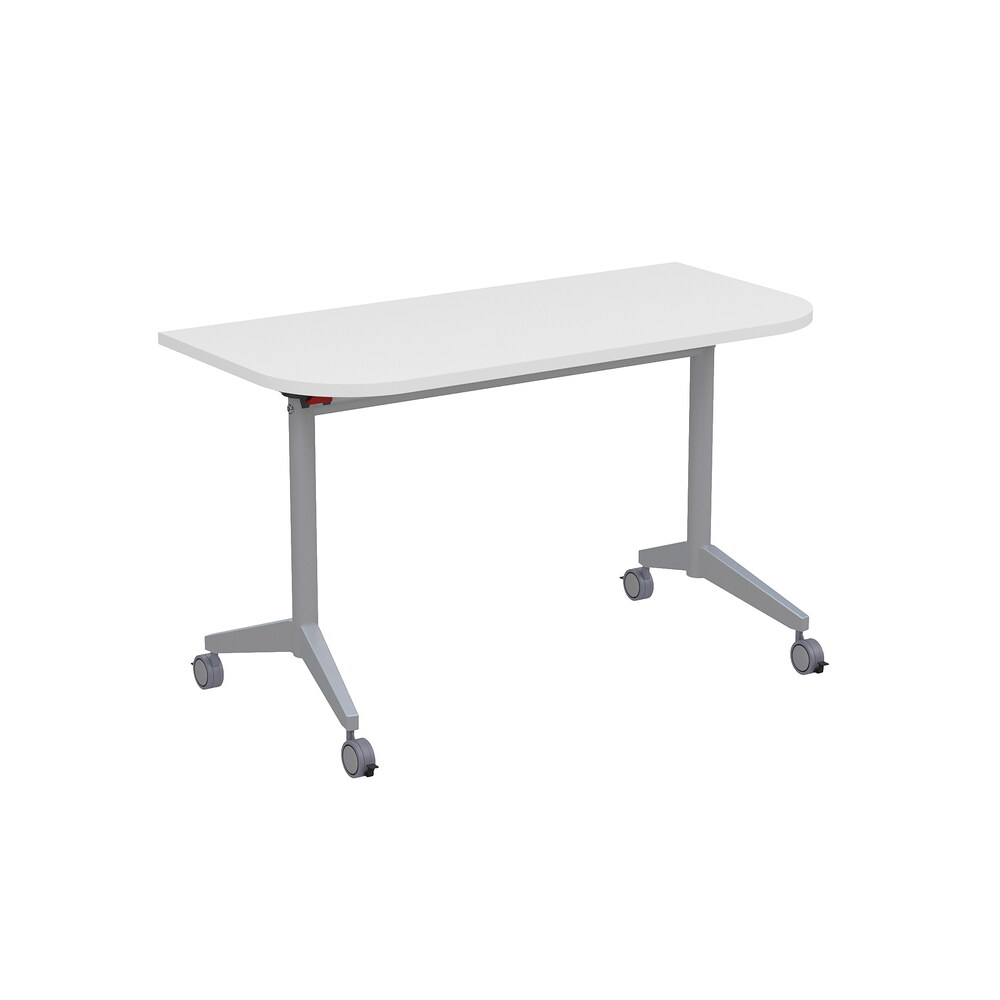 Складной радиусный стол-трансформер с фиксаторами