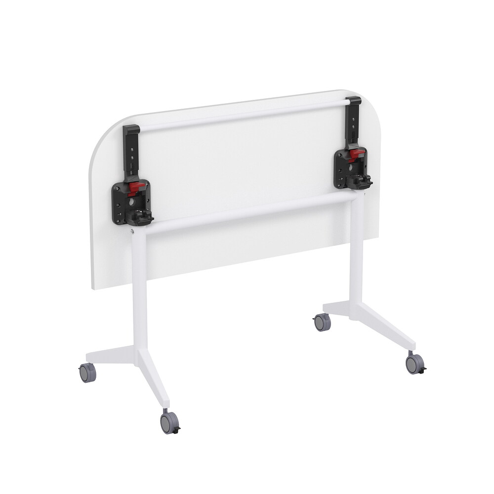 Складной радиусный стол-трансформер с фиксаторами