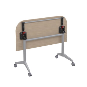 Складной радиусный стол-трансформер с фиксаторами