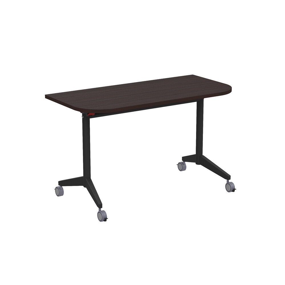 Складной радиусный стол-трансформер с фиксаторами