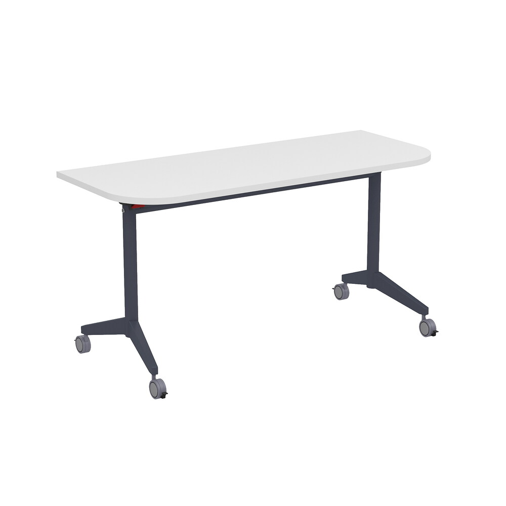 Складной радиусный стол-трансформер с фиксаторами