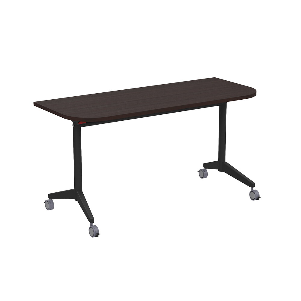 Складной радиусный стол-трансформер с фиксаторами