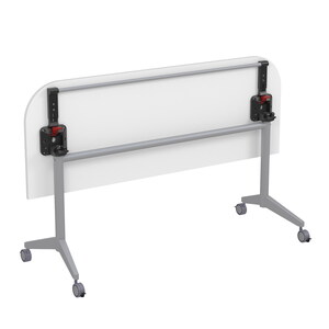 Складной радиусный стол-трансформер с фиксаторами