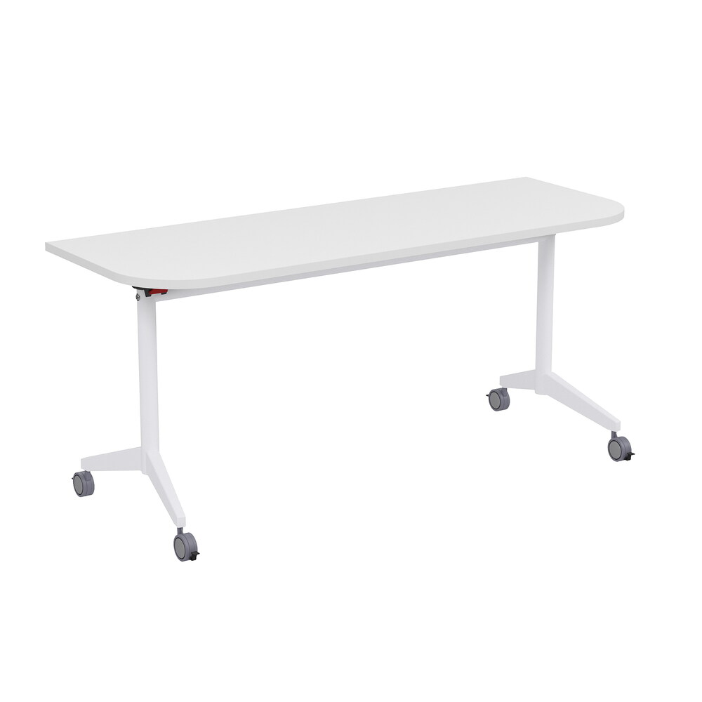 Складной радиусный стол-трансформер с фиксаторами