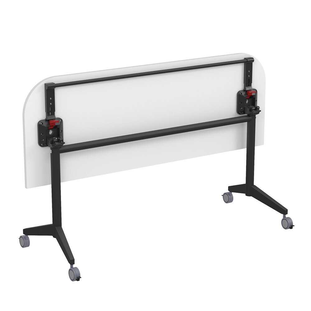 Складной радиусный стол-трансформер с фиксаторами