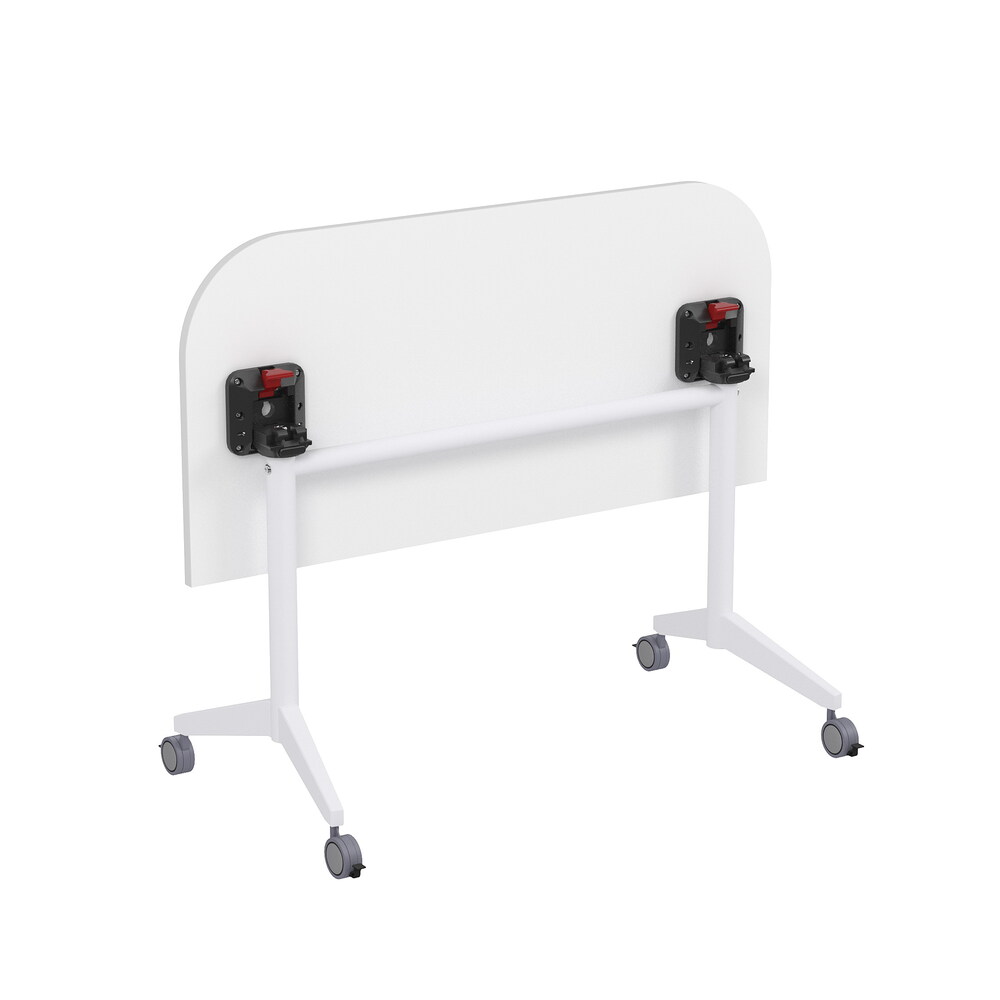 Складной радиусный стол-трансформер Simple с фиксаторами