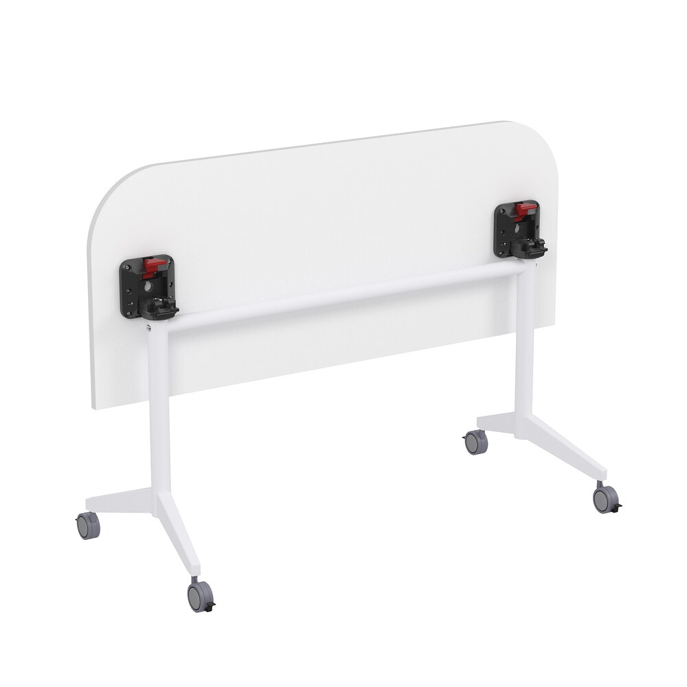 Складной радиусный стол-трансформер Simple с фиксаторами