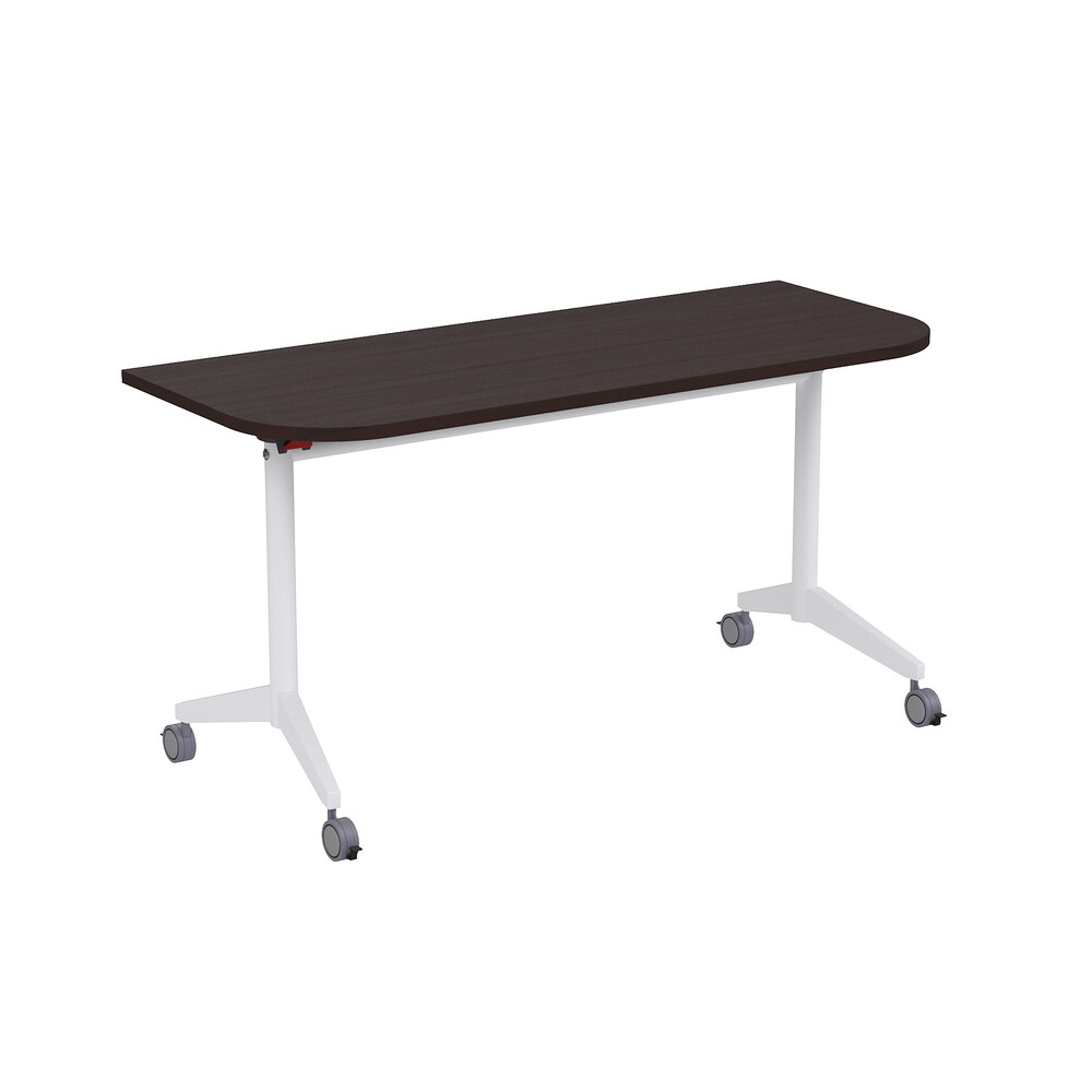 Складной радиусный стол-трансформер Simple с фиксаторами