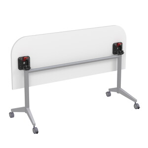 Складной радиусный стол-трансформер Simple с фиксаторами