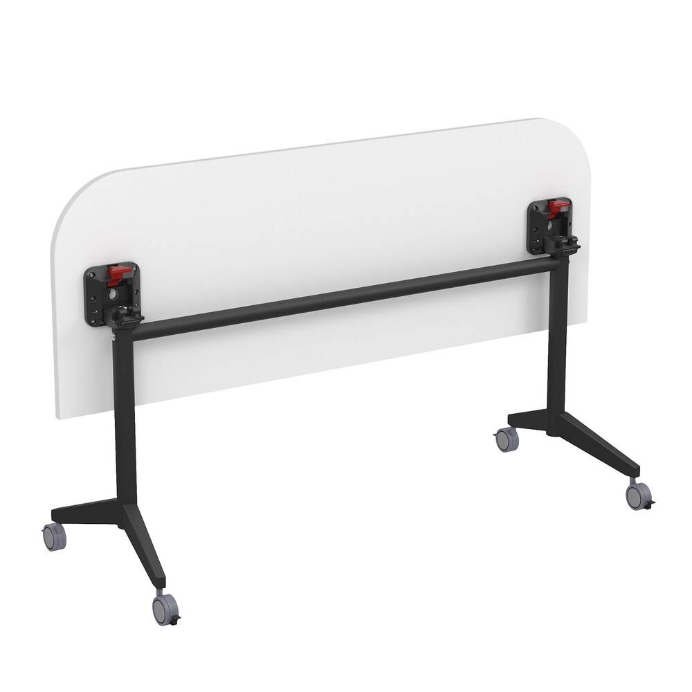 Складной радиусный стол-трансформер Simple с фиксаторами