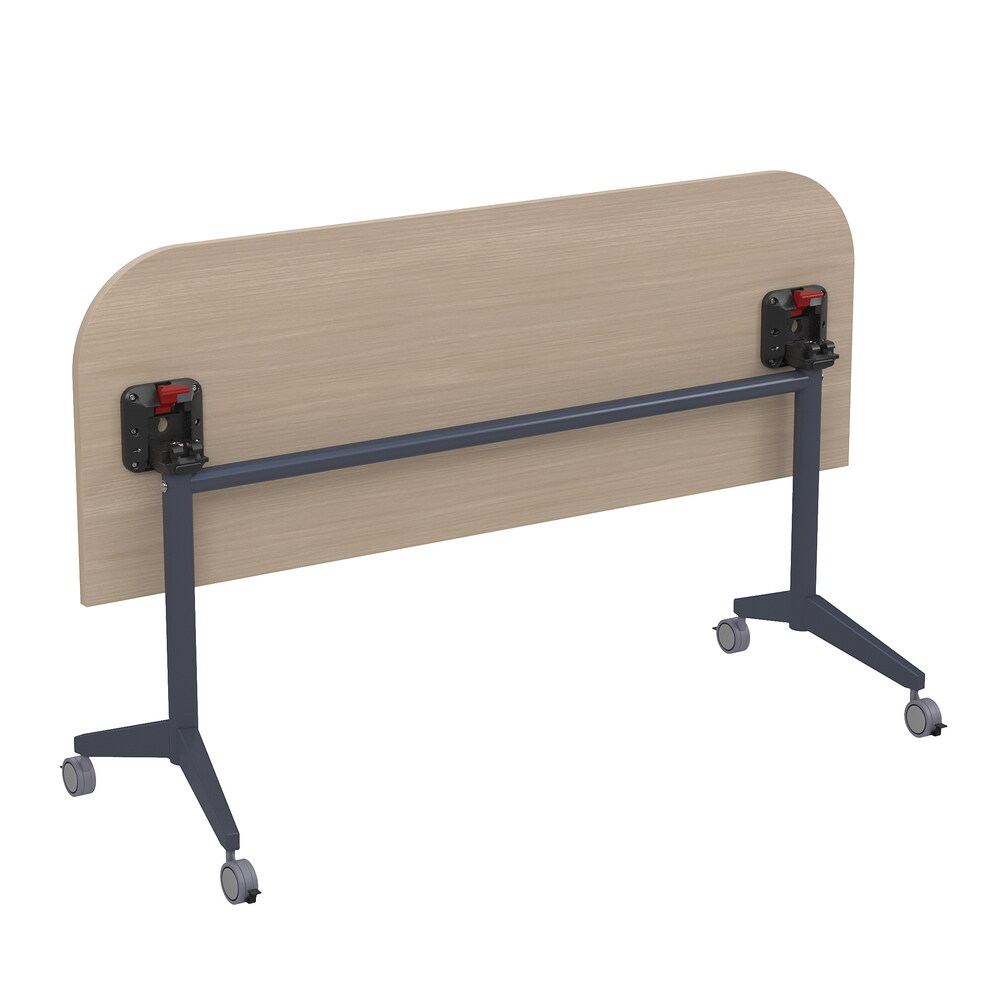 Складной радиусный стол-трансформер Simple с фиксаторами