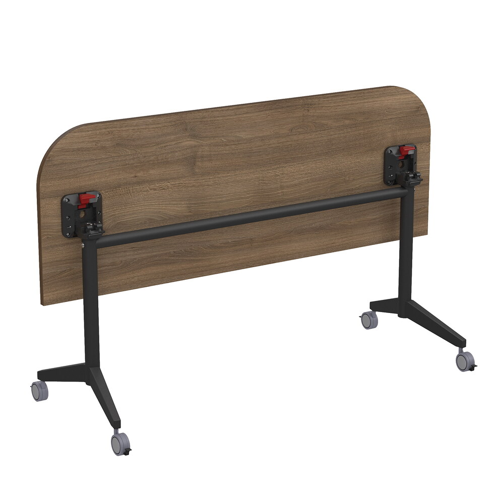 Складной радиусный стол-трансформер Simple с фиксаторами