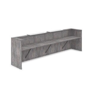 Комплект Ресепшн с фартуком HPL (без подсветки)