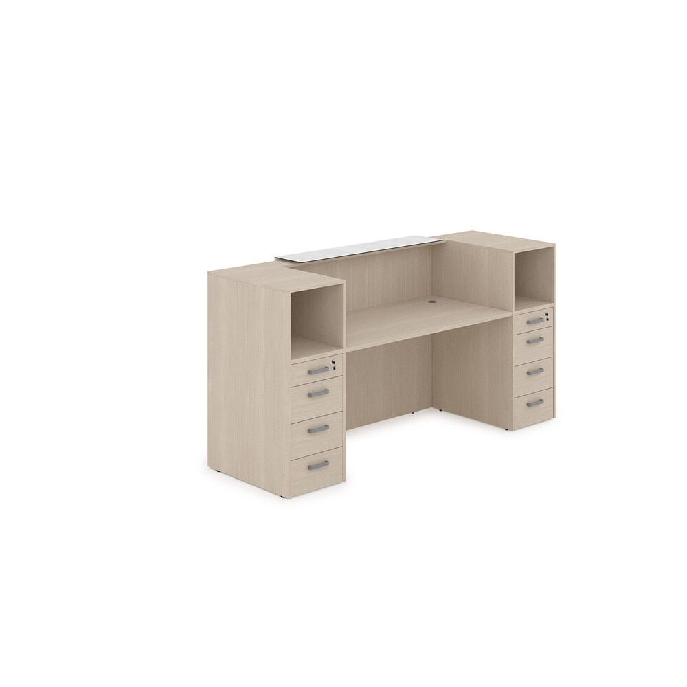 Комплект Ресепшн с фартуком HPL (без подсветки)