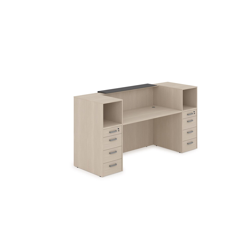 Комплект Ресепшн с фартуком HPL (без подсветки)