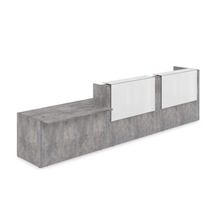 Комплект Ресепшн с фартуком HPL (с подсветкой)