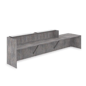 Комплект Ресепшн с фартуком HPL (с подсветкой)