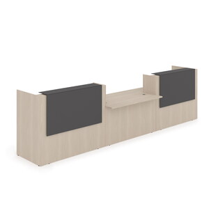 Комплект Ресепшн с фартуком HPL (с подсветкой)