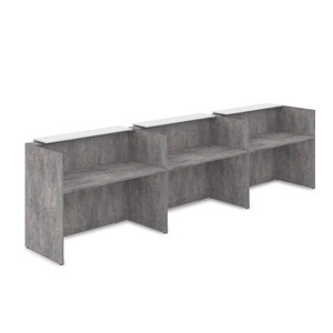 Комплект Ресепшн с фартуком ЛДСП (с подсветкой)