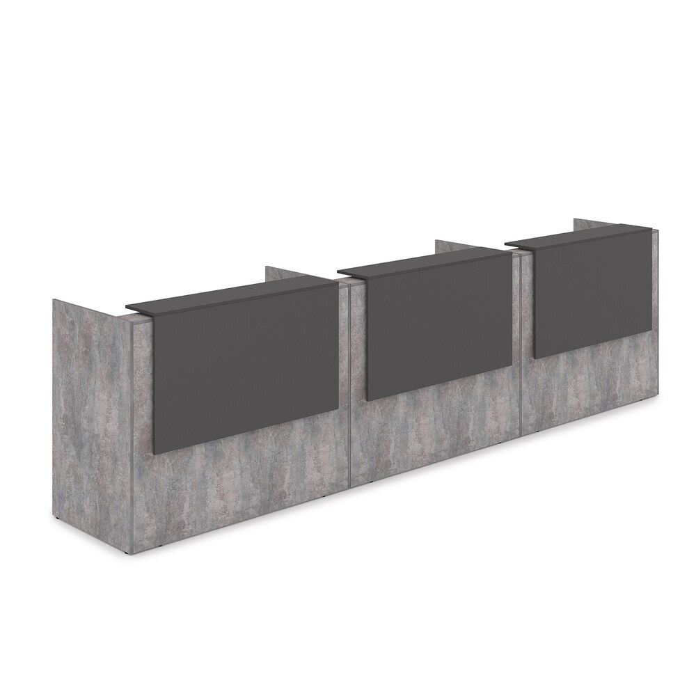 Комплект Ресепшн с фартуком ЛДСП (с подсветкой)