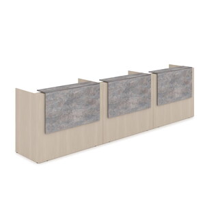 Комплект Ресепшн с фартуком ЛДСП (с подсветкой)