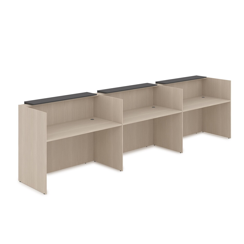 Комплект Ресепшн с фартуком ЛДСП (с подсветкой)