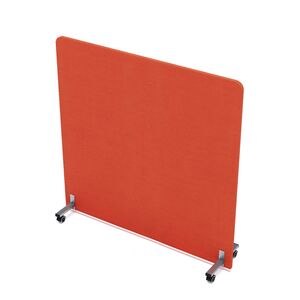 Акустическая мобильная перегородка на колесных опорах