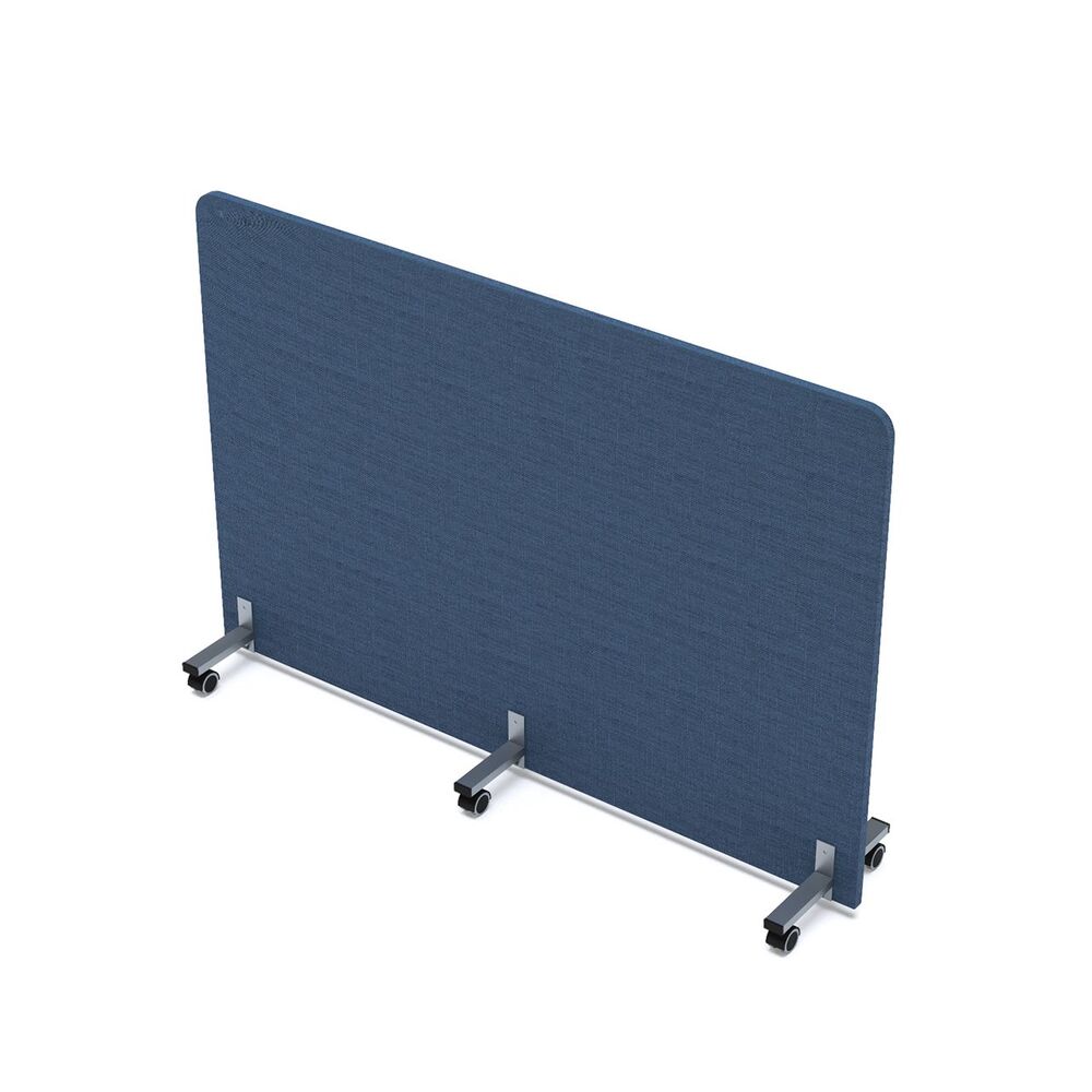 Акустическая мобильная перегородка на колесных опорах