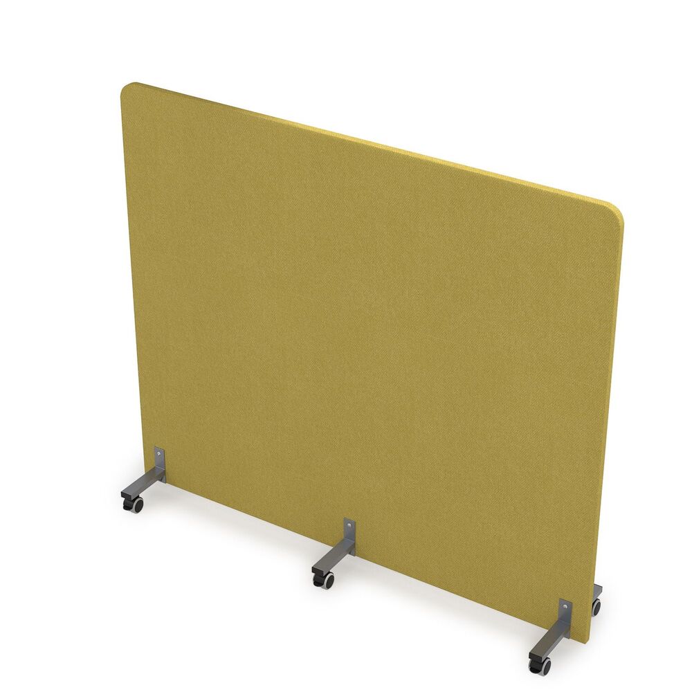 Акустическая мобильная перегородка на колесных опорах