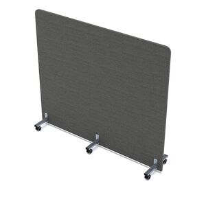 Акустическая мобильная перегородка на колесных опорах