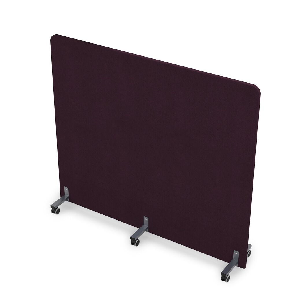 Акустическая мобильная перегородка на колесных опорах