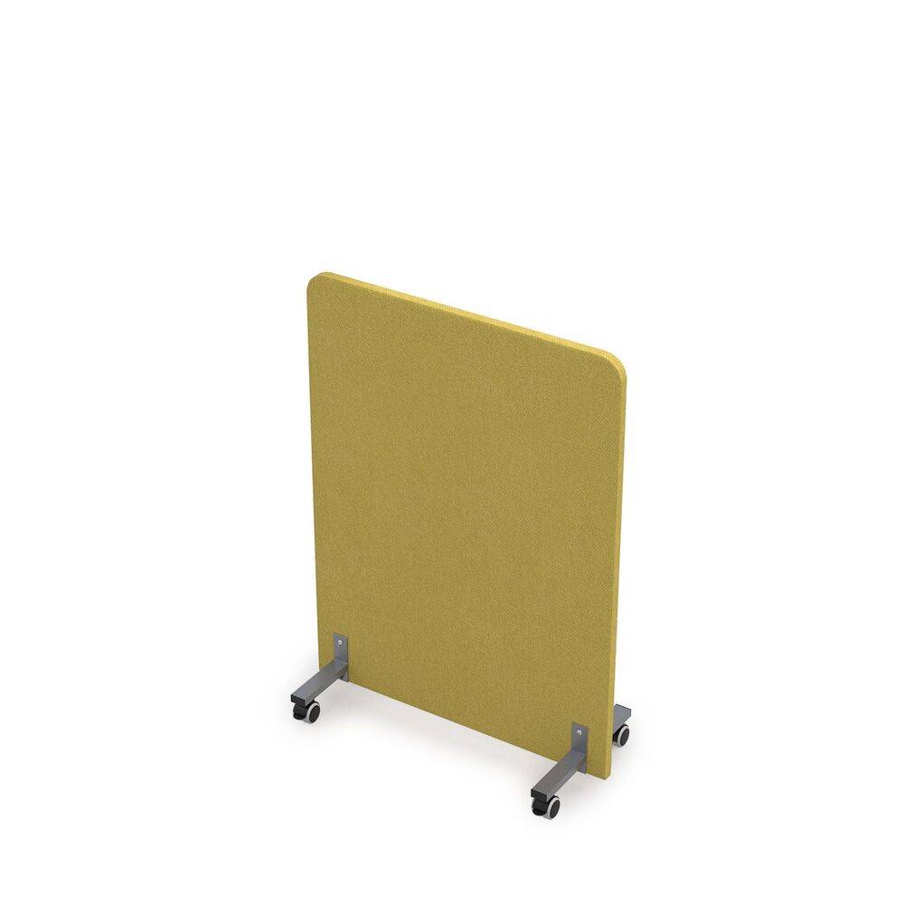 Акустическая мобильная перегородка на колесных опорах