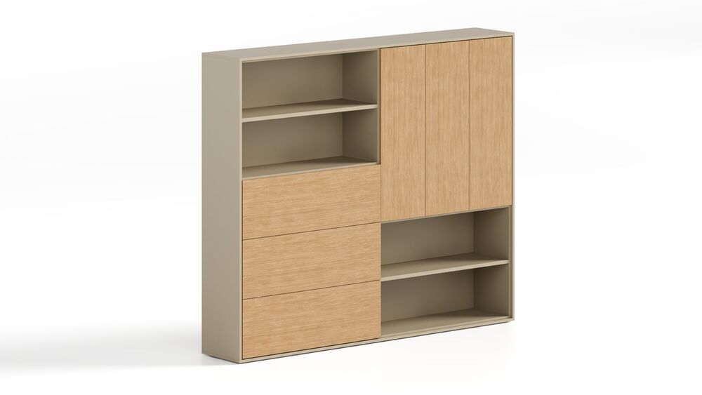 Шкаф с открытыми полками