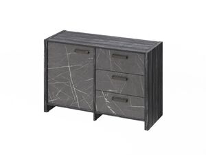 Тумба двухсекционная (Фурнитура черная)