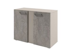 Шкаф с планкой низкий с дверьми