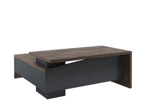 Стол руководителя с опорной тумбой (правый)