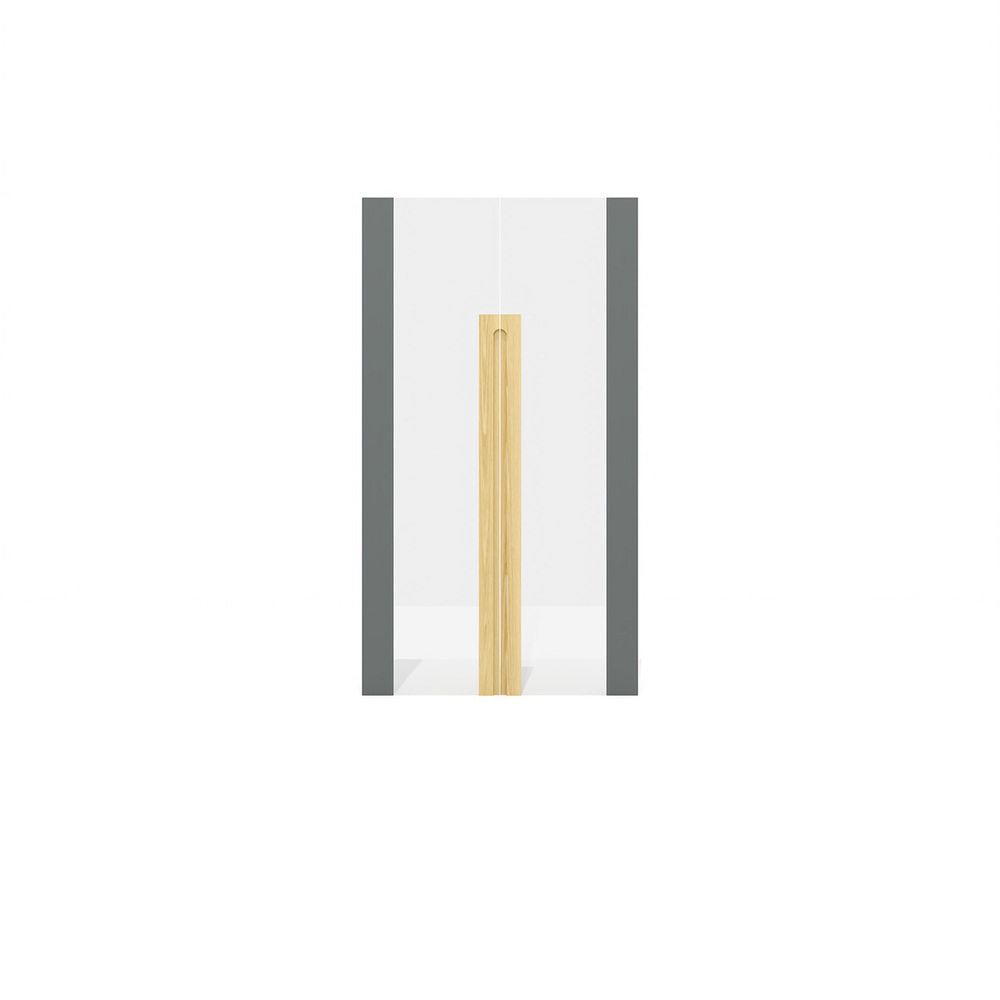 Двери стеклянные низкие