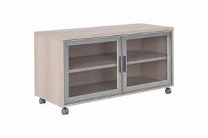 Тумба мобильная с распашными дверями