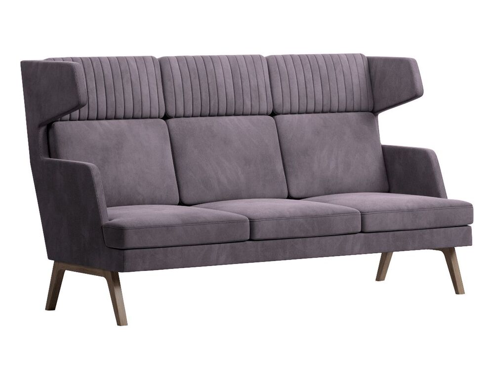 Диван трехместный высокий