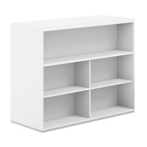 Стеллаж-комбо 2-стор. 1638 с топом, с экраном ЛДСП