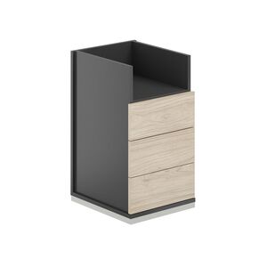 Тумба приставная 3 ящ. ЛДСП+ниша, без топа