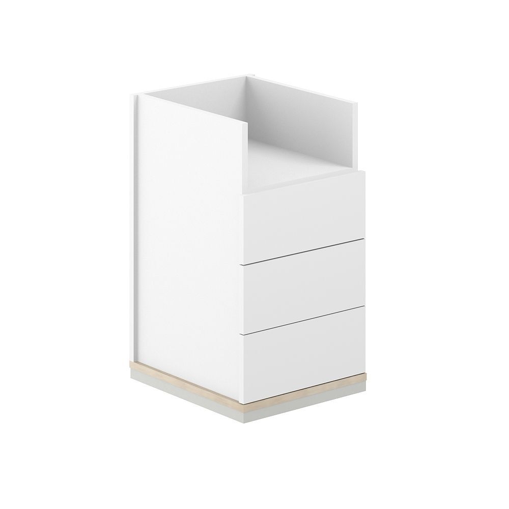 Тумба приставная 3 ящ. ЛДСП+ниша