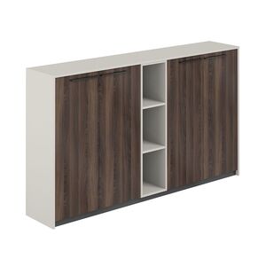 Шкаф средний (2 шт) со стеллажом