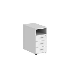 Тумба приставнаяс 3 ящ. и нишей, с замком без топа