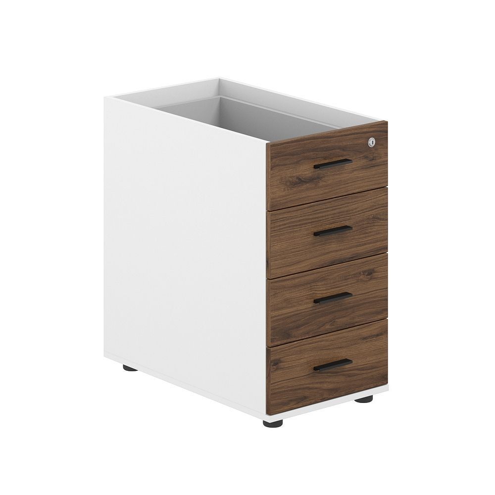 Тумба приставная с 4 ящ., с замком без топа