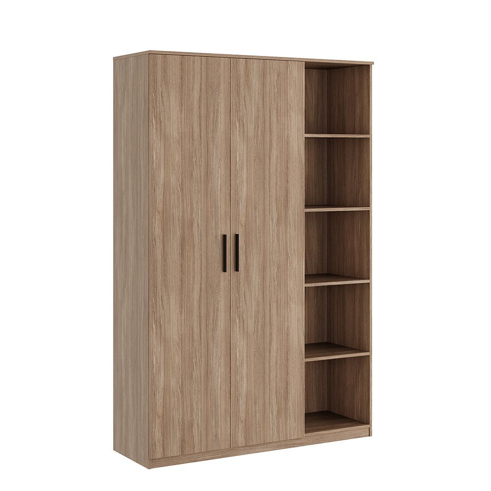 Гардероб с секцией, древесный