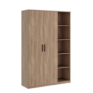 Гардероб с секцией, древесный