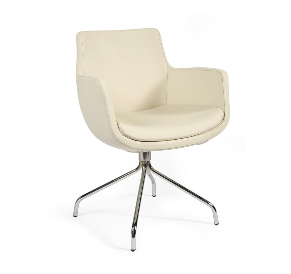 FELICIA Кресло крутящ., хром